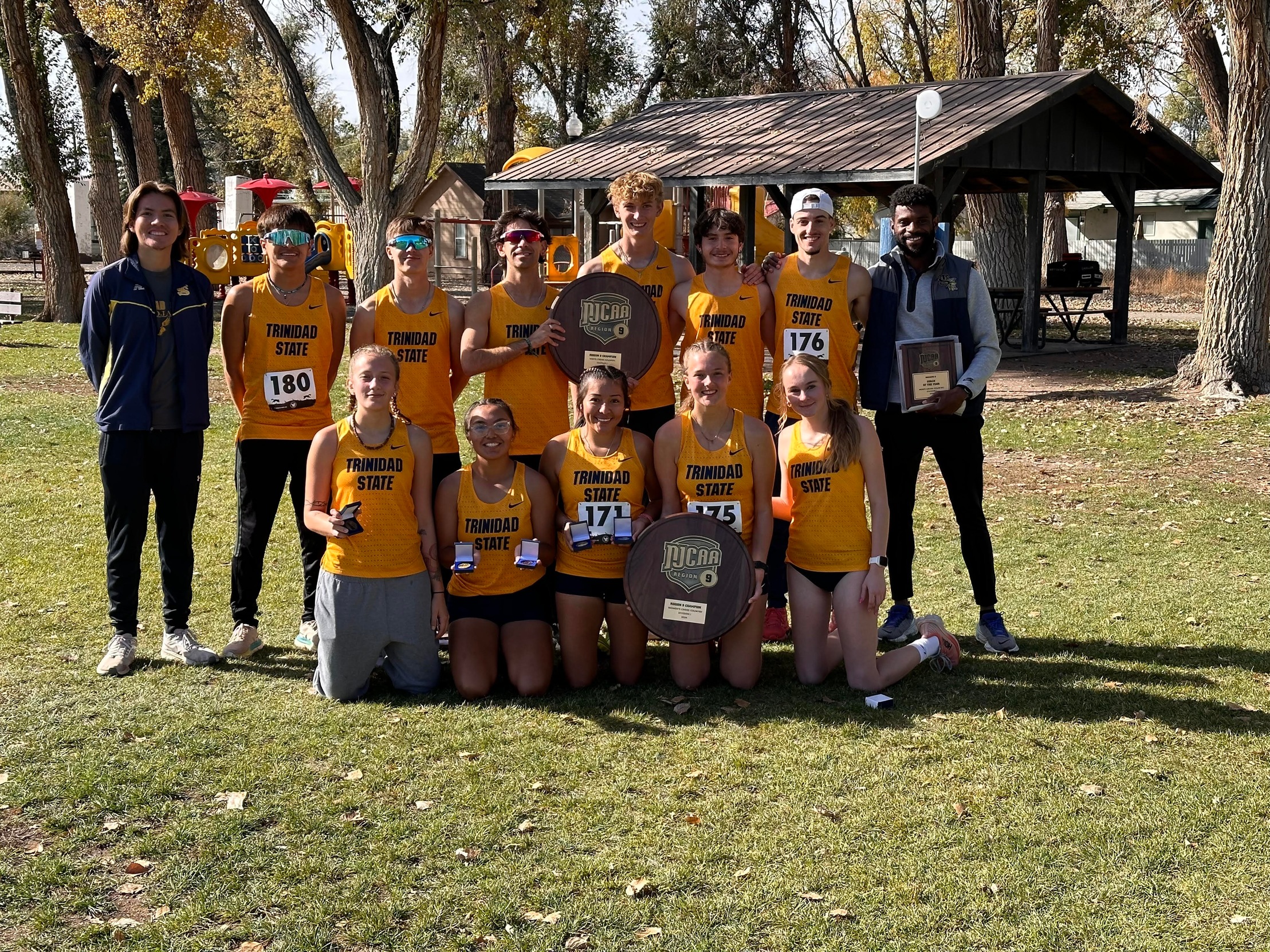 Men's and Women's Cross Country take 1st place at Region 9 Championships in Alamosa, Colo.